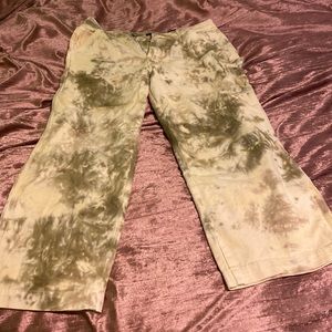 BRAND NEW NEVER WORN WIPE OUT TIE DIE CARPENTER SKATER JEANS SIZE 11 KHAKI/COMBO